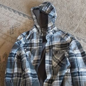 Vans boys size small flannel thick shirt